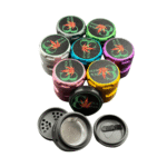 CANNA CRUSHER 63 MM 4 PART EXTRA TALL GRINDER WITH GLASS WINDOWS - Image 3