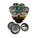 CANNA CRUSHER 63 MM 4 PART EXTRA TALL GRINDER WITH GLASS WINDOWS - Image 4