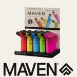 DISPLAY OF 15 MAVEN ALPHA PLUS NEON TORCH