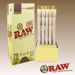 RAW ORGANIC 75 1-1/4 BULK CONES