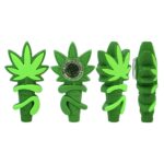 POT LEAF SILICONE HAND PIPE - Image 2