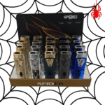 SPIDER DOUBLE FLAME LIGHTER STYLE TORCH WITH LOCK (586)