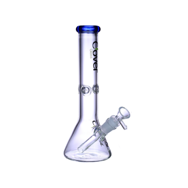 CLOVER 10 INCH 5 MM BONG - BLUE