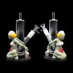 9 INCH GLASS AND RESIN ZOMBIE NURSE BONG. CLEARANCE PRICE 50% OFF! - Image 10