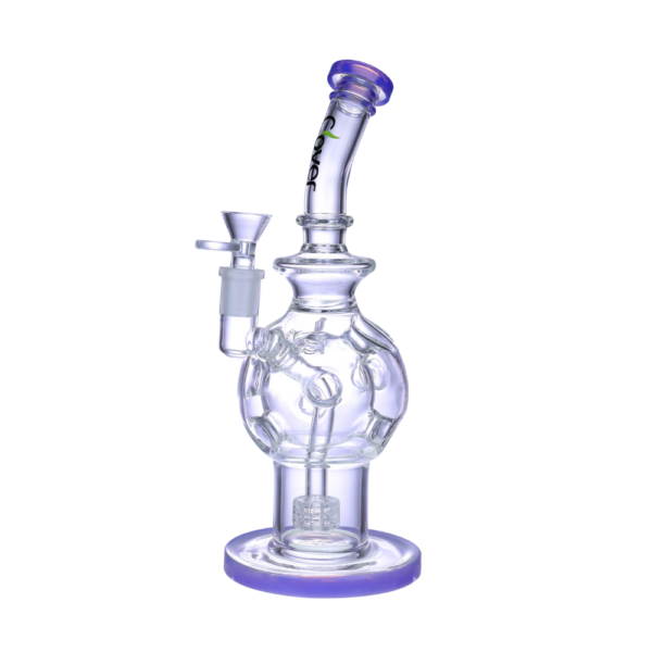 CLOVER 12 INCH RECYCLER RIG - PURPLE