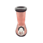 8 INCH FAT BASE OG BONG WITH EXTRA POPER BOWL AND TOOLS - PINK