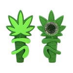 POT LEAF SILICONE HAND PIPE - Image 4