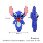4 INCH STITCH SILICONE SMOKING PIPE - Image 16