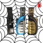 SPIDER SINGLE FLAME CURVED HANDHELD METALLIC TORCH (315) - Image 4