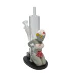 9 INCH GLASS AND RESIN ZOMBIE NURSE BONG. CLEARANCE PRICE 50% OFF! - Image 4