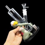9 INCH GLASS AND RESIN ZOMBIE NURSE BONG. CLEARANCE PRICE 50% OFF! - Image 9
