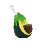 5 INCH SILICONE AVACADO BONG. CLEARANCE SALE 50% OFF - Image 4