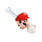 5 INCH MARIO SILICONE AND GLASS SMOKING PIPE - Image 5