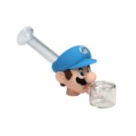 5 INCH MARIO SILICONE AND GLASS SMOKING PIPE - Image 9