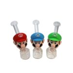 5 INCH MARIO SILICONE AND GLASS SMOKING PIPE - Image 2
