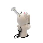 6 INCH SILICONE HELLO KITTY BONG WITH GLASS MOUTHPIECE - Image 6