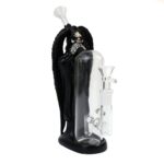 8.5 INCH GLASS AND RESIN GRIM REAPER BONG - Image 3