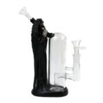 8.5 INCH GLASS AND RESIN GRIM REAPER BONG - Image 4