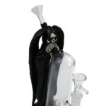 8.5 INCH GLASS AND RESIN GRIM REAPER BONG - Image 7