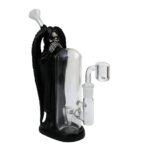 8.5 INCH GLASS AND RESIN GRIM REAPER BONG - Image 10