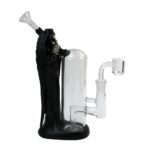 8.5 INCH GLASS AND RESIN GRIM REAPER BONG - Image 11