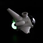 5 INCH BUMA SPACECRAFT SILICONE AND GLASS BONG - Image 14