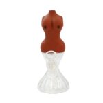 8 INCH GLASS BASE BONG WITH SILICONE LADY BOOBIES TOP WHITE AND BLACK - Image 9