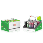 DISPLAY OF 20 YOCAN FLAT 510 BATTERIES