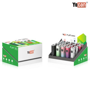 DISPLAY OF 20 YOCAN FLAT MINI 510 BATTERIES