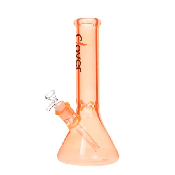 CLOVER 11 INCH 7 MM BONG - ORANGE