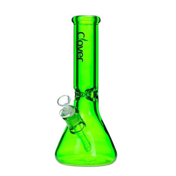 CLOVER 12 INCH 9MM COLOURED BONG - GREEN