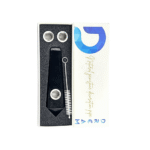 DREAM NATURAL GEMSTONE SMOKING PIPE SET, BLACK OBSIDIAN