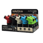 DISPLAY OF 15 MAVEN ALPHA MINI TORCH