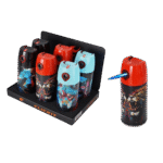 DISPLAY OF 6 CLICKIT SINGLE FLAME SPRAY CAN (ANIMALS)