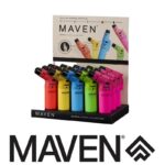 DISPLAY OF 15 MAVEN ALPHA PLUS NEON TORCH
