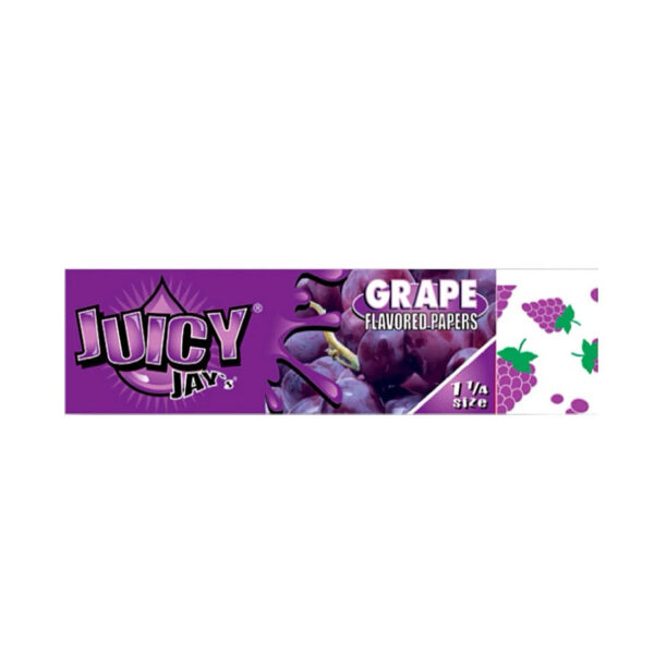 JUICY JAY'S 1¼ ROLLING PAPER - GRAPE (24 PACK)