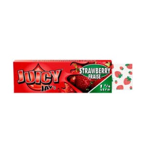 JUICY JAY'S 1 1/4 ROLLING PAPER - STRAWBERRY (24 PACK)