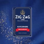 ZIG ZAG BLUE SINGLE WIDE PAPERS "FREE BURNING"