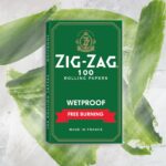 ZIG ZAG GREEN SINGLE WIDE PAPERS "WETPROOF"