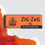 ZIG ZAG ORANGE 1-1/4 PAPERS "SLOW BURNING"