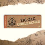 ZIG ZAG BROWN 1-1/4 PAPERS "UNBLEACHED"