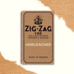 ZIG ZAG BROWN SINGLE WIDE PAPERS "UNBLEACHED"