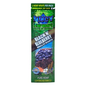 JUICY JAY'S HEMP WRAPS - BLACK N' BLUEBERRY
