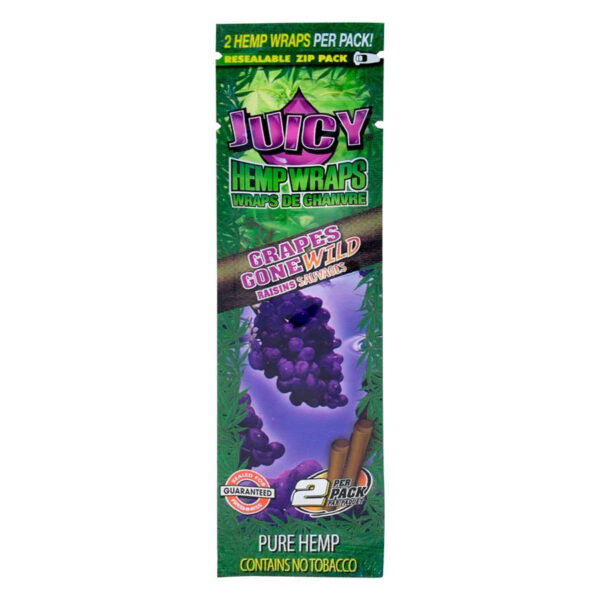 JUICY JAY'S HEMP WRAPS - GRAPES GONE WILD