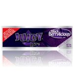 JUICY JAY'S BLACK BERRYLICIOUS 1-1/4 SUPER FINE PAPERS, 24 PACKS OF 32