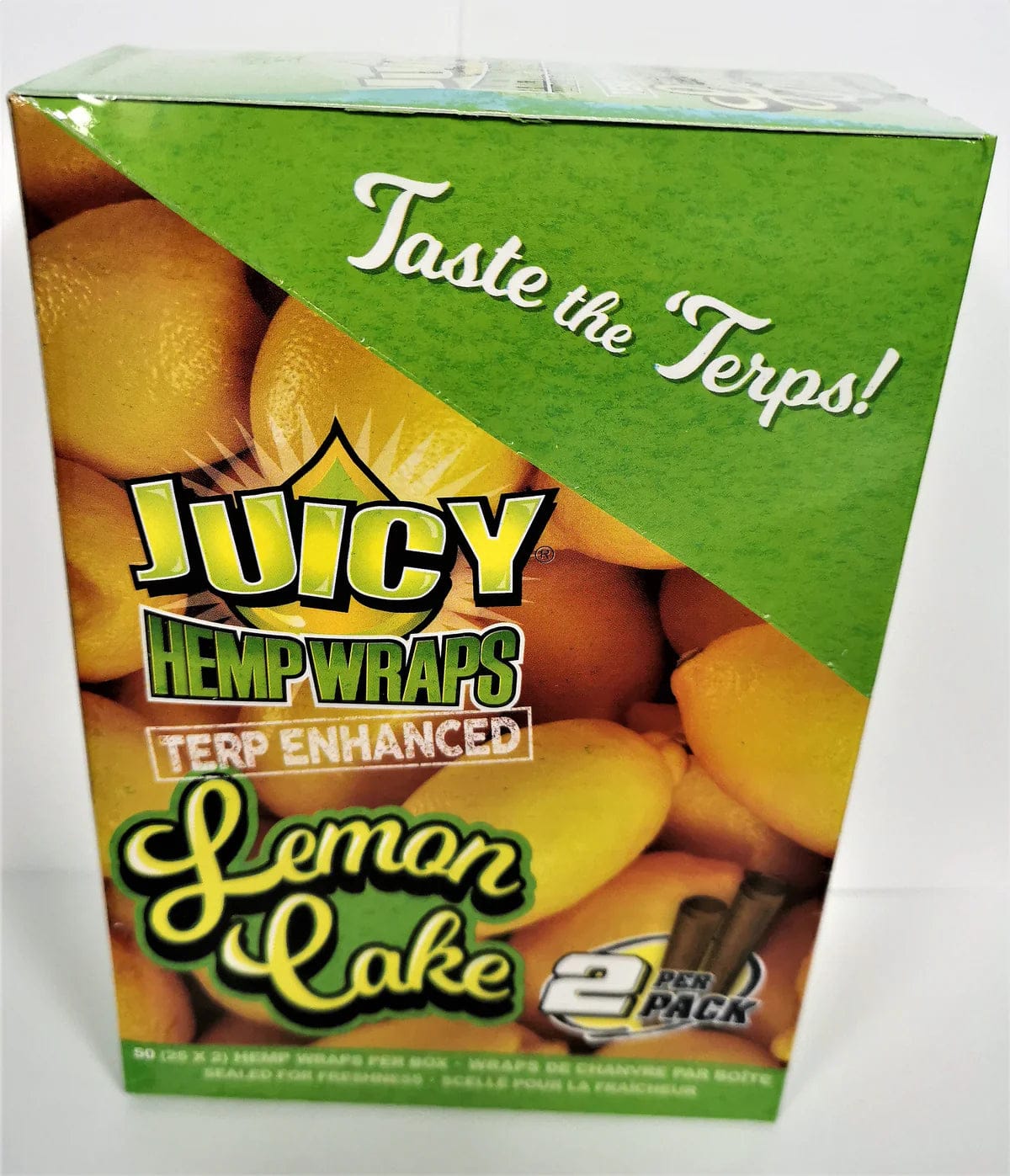 JUICY JAY'S TERP ENHANCED HEMP WRAPS - LEMON CAKE - Image 2