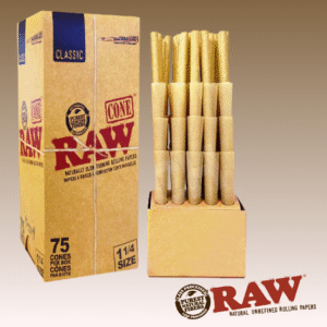RAW CLASSIC 75 1-1/4 BULK CONES