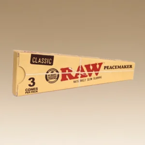 RAW CLASSIC PEACEMAKER CONES, 16 PACKS OF 3 CONES PER DISPLAY