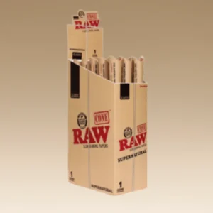 RAW SUPERNATURAL CONES, 15 CONES PER BOX