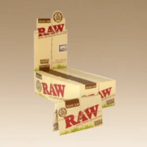 RAW ORGANIC SINGLE WIDE - 50 PC